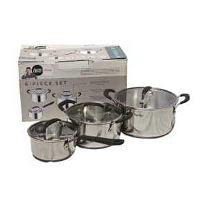 Jamie Oliver Home Cook Stainless Steel 3-Piece Cookware Set