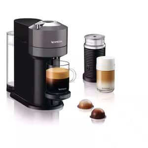Delonghi Nespresso Vertuo Next and Milk Coffee Machine, Grey
