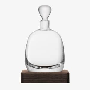 LSA Glassware - Whisky Islay Decanter And Walnut Base