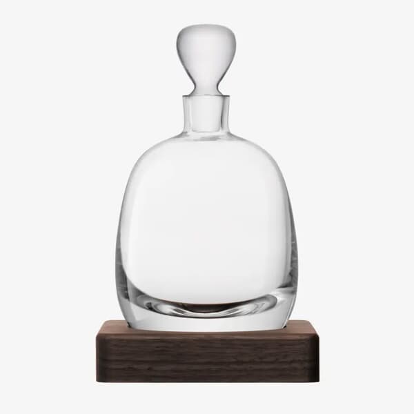LSA Glassware - Whisky Islay Decanter And Walnut Base