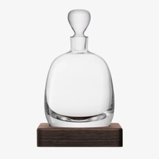 LSA Glassware - Whisky Islay Decanter And Walnut Base