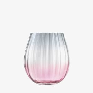 LSA Glassware - Dusk Tumbler Pink/Grey Set Of 2
