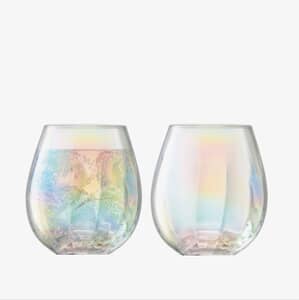 LSA Glassware - Pearl Tumblers Set Of 2