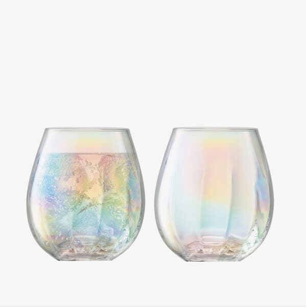 LSA Glassware - Pearl Tumblers Set Of 2