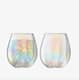 LSA Glassware - Pearl Tumblers Set Of 2