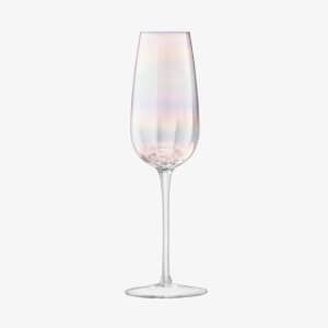LSA Glassware - Pearl Champagne Flute Set Of 2