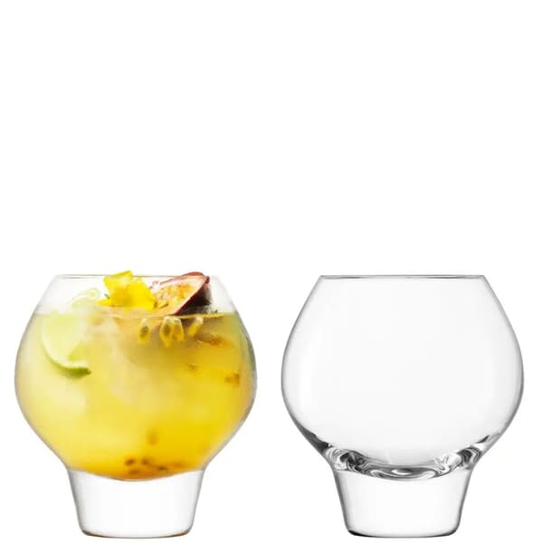 LSA Glassware - Rum Balloon Tumbler Set Of 2
