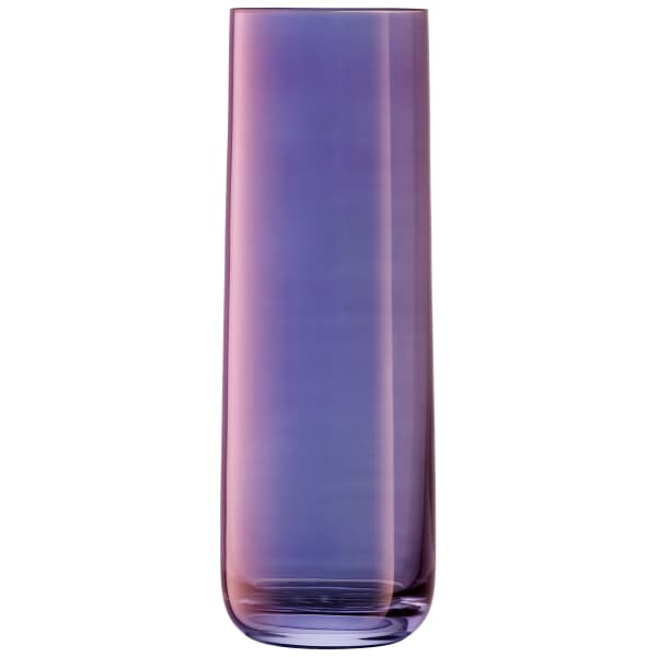 LSA Glassware - Aurora Highball Glass Polar Violet Set Of 4