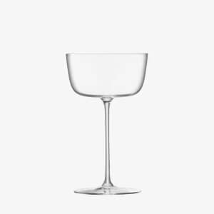 LSA Glassware - Borough Cocktail Saucer Set Of 4