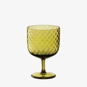 LSA Glassware - Dapple Wine Glass Woodland Green Set Of 2