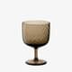 LSA Glassware - Dapple Wine Glass Earth Brown Set Of 2