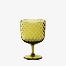 LSA Glassware - Dapple Wine Glass Woodland Green Set Of 2