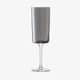 LSA Glassware - Lunar Champagne Flute Grey Set Of 2
