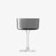 LSA Glassware - Lunar Cocktail Glass Grey Set Of 2