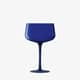 LSA Glassware - Arc Contrast Cocktail Saucer Cobalt Set Of 2
