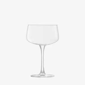 LSA Glassware - Arc Cocktail Saucer Set Of 2