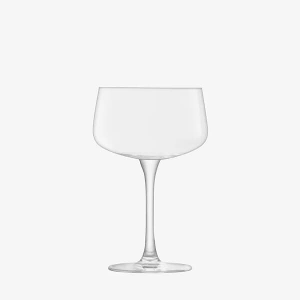 LSA Glassware - Arc Cocktail Saucer Set Of 2
