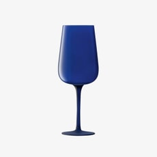 LSA Glassware - Arc Contrast Flute Glass Cobalt Set Of 2