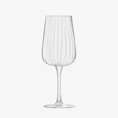 LSA Glassware - Arc Flow Flute Glass Set Of 2