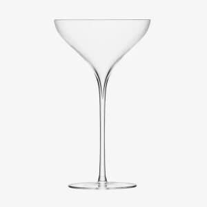 LSA Glassware - Savoy Champagne Saucer Set Of 2