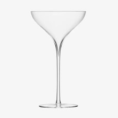LSA Glassware - Savoy Champagne Saucer Set Of 2