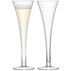 LSA Glassware - Bar Hollow Stem Flute Set Of 2