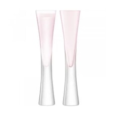 LSA Glassware - Moya Blush Champagne Flutes Set Of 2