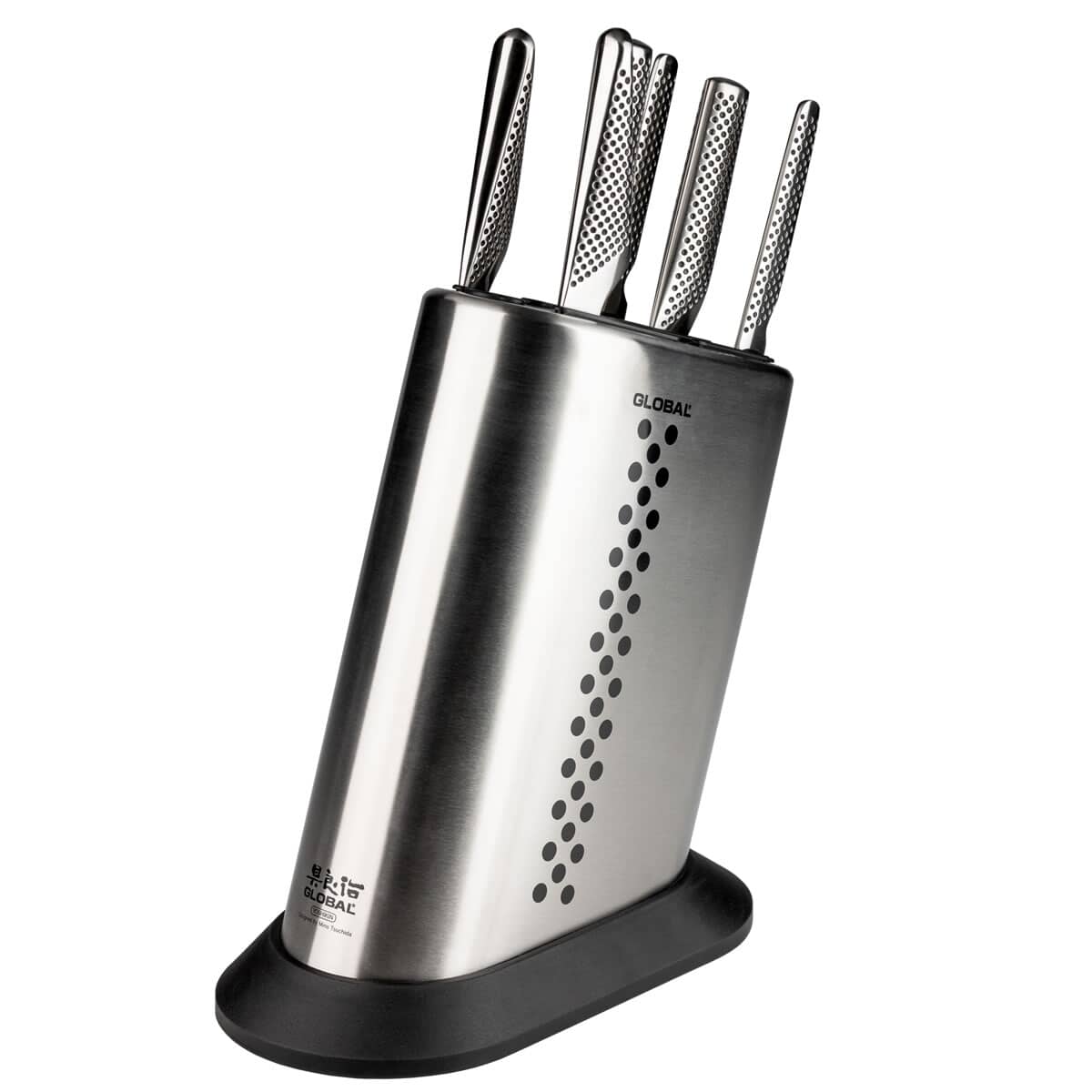 Smeg 7-Piece Knife Block Set ,Black