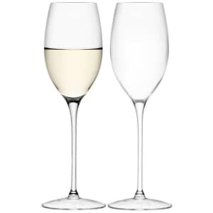 LSA Glassware - Wine White Wine Glasses Set Of 2