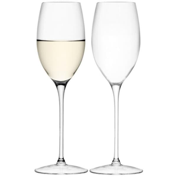 LSA Glassware - Wine White Wine Glasses Set Of 2