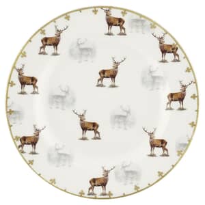 Spode Glen Lodge Dessert/Salad Plate Stag 8 inch