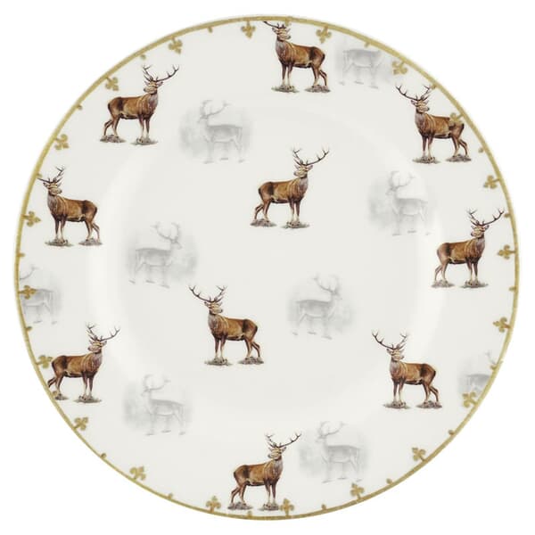 Spode Glen Lodge Dessert/Salad Plate Stag 8 inch