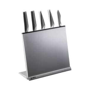 Morphy Richards 974819 Accents 5 Piece Knife Block with High Grade Polished  Stainless Steel Blades, Copper Knife Block