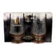 Guinness Embossed Glass Goblet 420ml Twin Pack