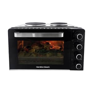Hamilton Beach Electric Oven With Double Hot Plate