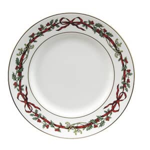 Royal Worcester Holly Ribbons - Dessert/Salad Plate