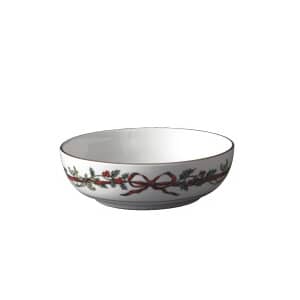 Royal Worcester Holly Ribbons - Fruit Saucer