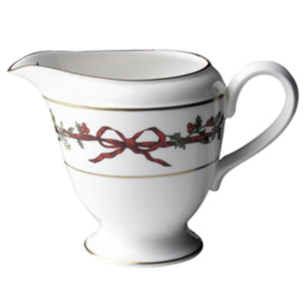 Royal Worcester Holly Ribbons - Cream Jug