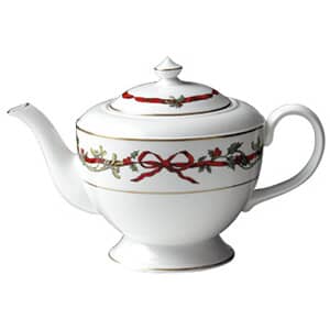 Royal Worcester Holly Ribbons - Teapot