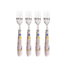 Maxwell and Williams Teas and Cs Contessa Set of 4 Cake Forks Rose