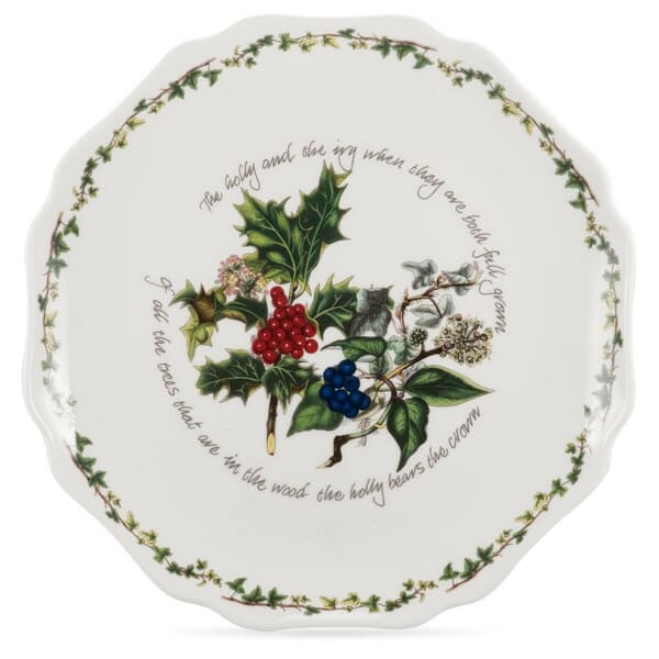 Portmeirion Holly and Ivy - Scalloped Platter