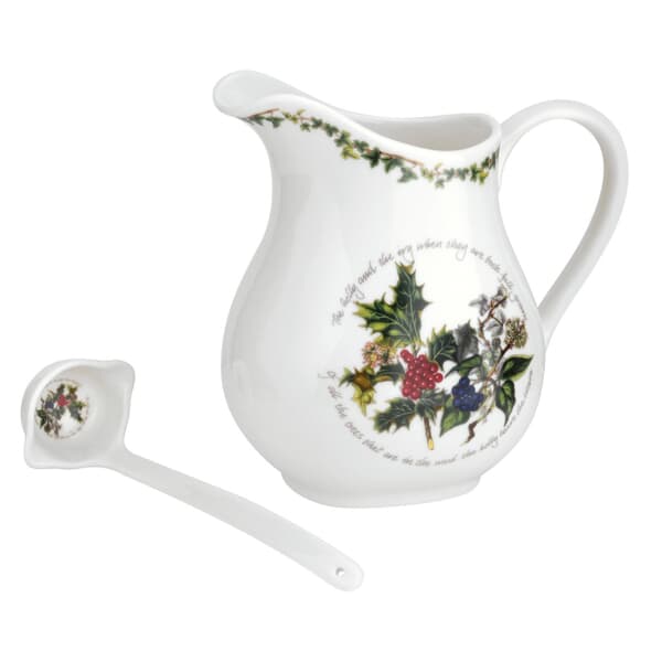 Portmeirion Holly and Ivy - 1.5pt Jug And Ladle