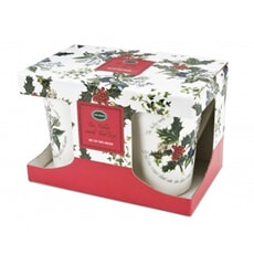 Portmeirion Holly and Ivy - Mugs Set Of 2