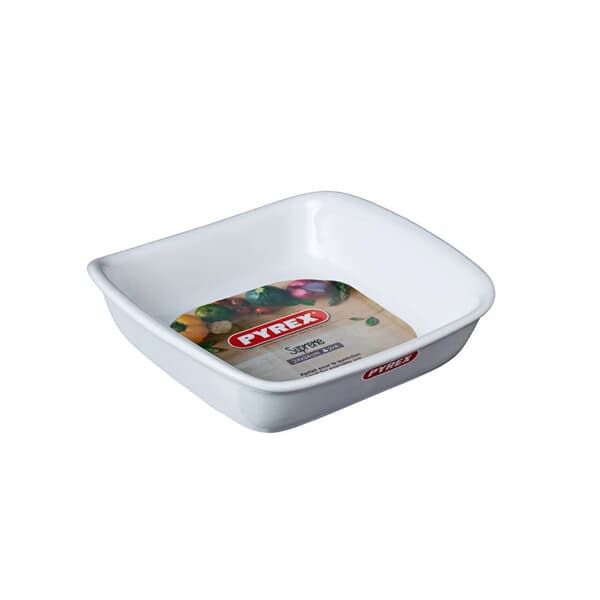 Pyrex Square Roaster 24 x 24cm White