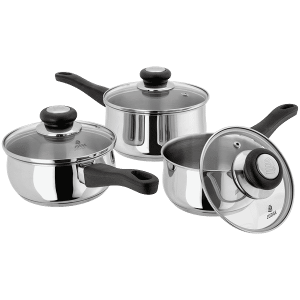 Judge Vista 3 Piece Saucepan Set