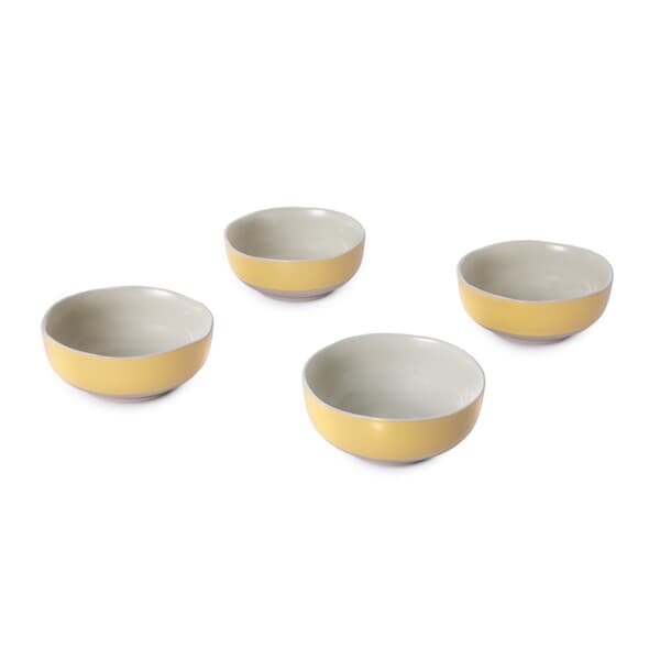 Jamie Oliver Big Love Brilliant Bowls Set of 4 Yellow 16cm