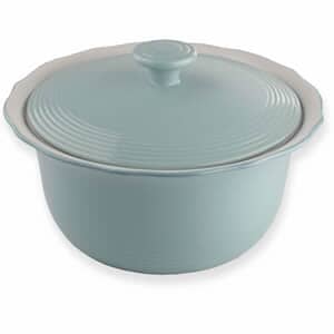 Jamie Oliver Fluted Blue - Covered Casserole 4ltr