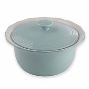 Jamie Oliver Fluted Blue - Covered Casserole 2ltr