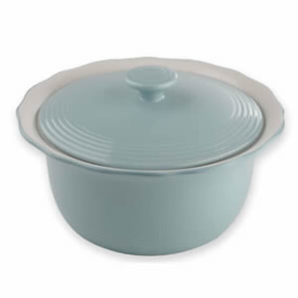 Jamie Oliver Fluted Blue - Covered Casserole 2ltr