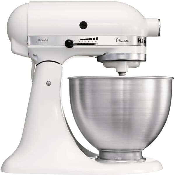 KitchenAid Classic Mixer 4.3L White 5K45SS